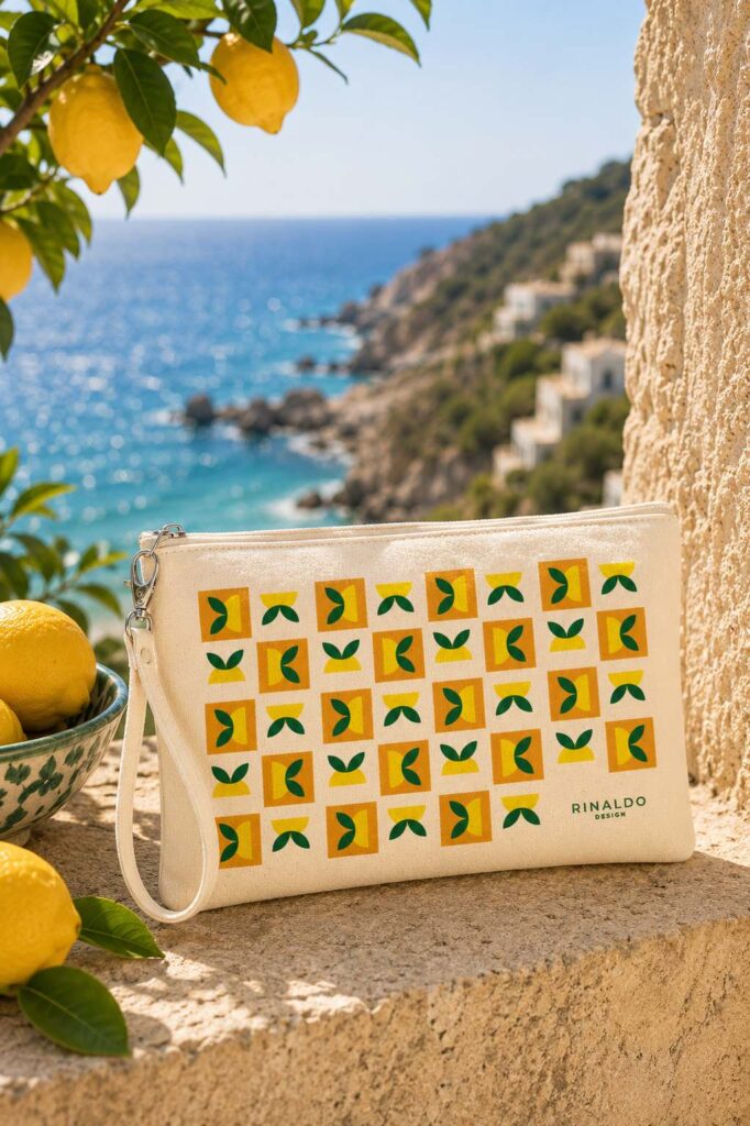 Pochette Con Cinturino Limone