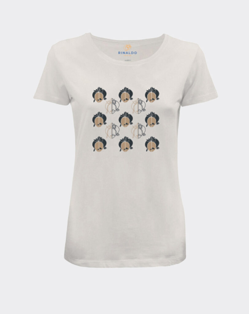 Dettaglio T-Shirt Donna Teste di Moro (Pt)