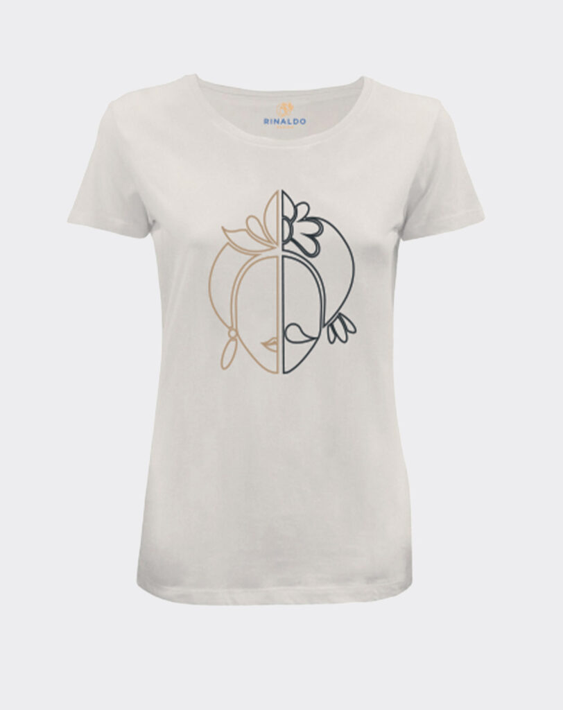 Dettaglio T-Shirt Donna Teste di Moro (Pc)