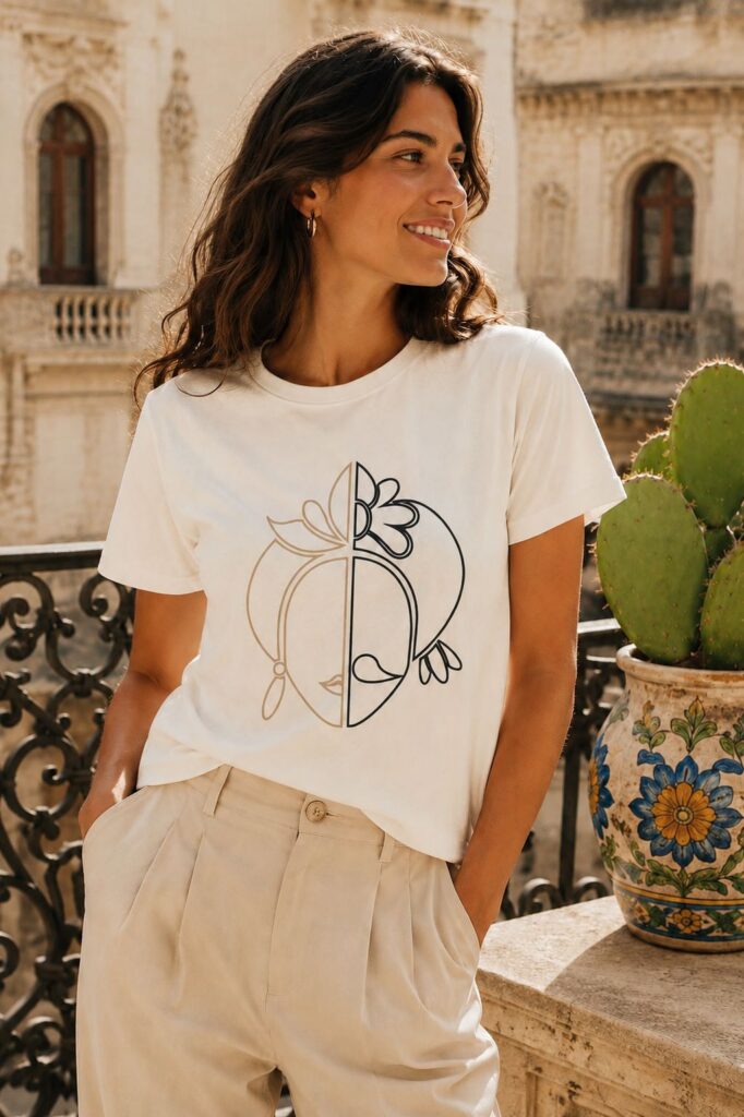 T-Shirt Donna Teste di Moro (Pc)
