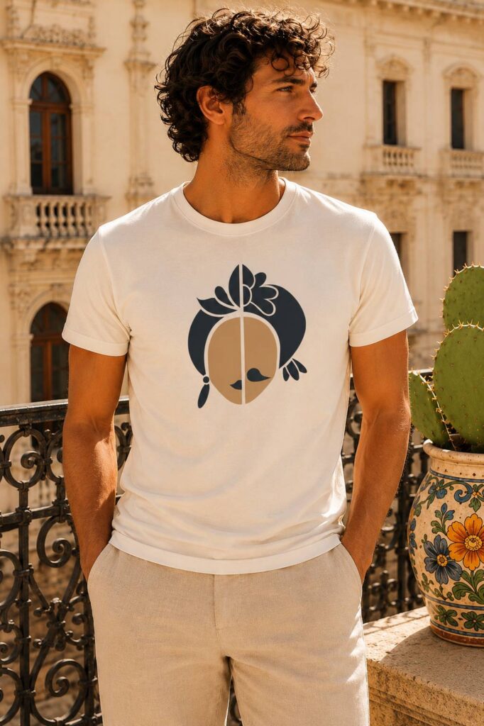 T-Shirt Uomo Teste di Moro
