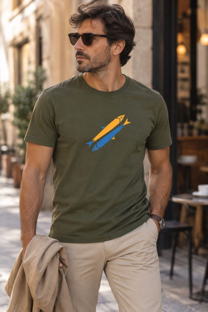 T-Shirt Uomo Anciovi